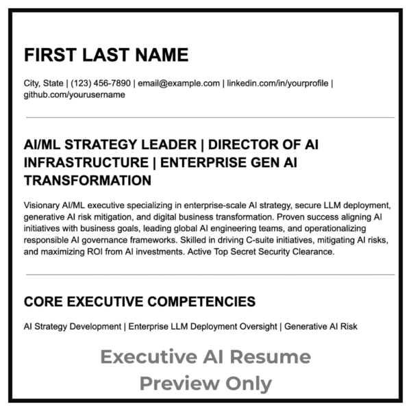 TechCVForge Pro Resume Bundle for AI/ML Engineers - Image 4